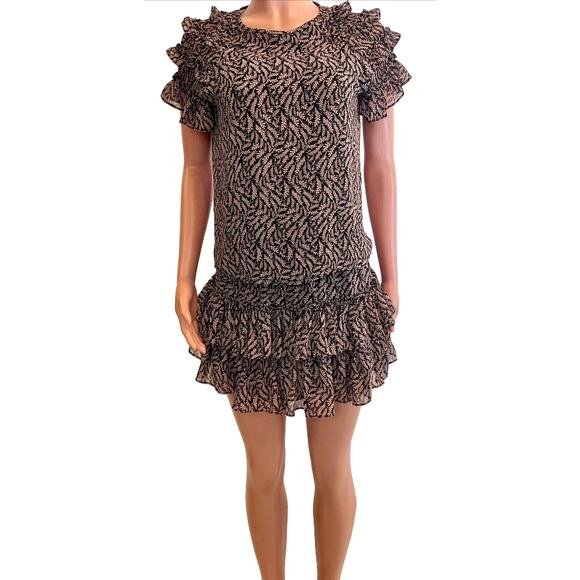 Misa Los Angeles Size XS Maria Blouse & Nahla Skirt Fern Print Outfit 2 Piece - Picture 1 of 16
